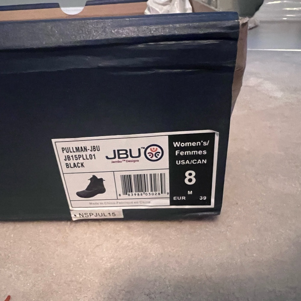JBU Women's Winter Black Ankle Boots